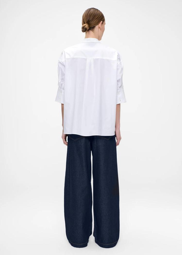 Zenggi - Poplin cuf short sleeve shirt