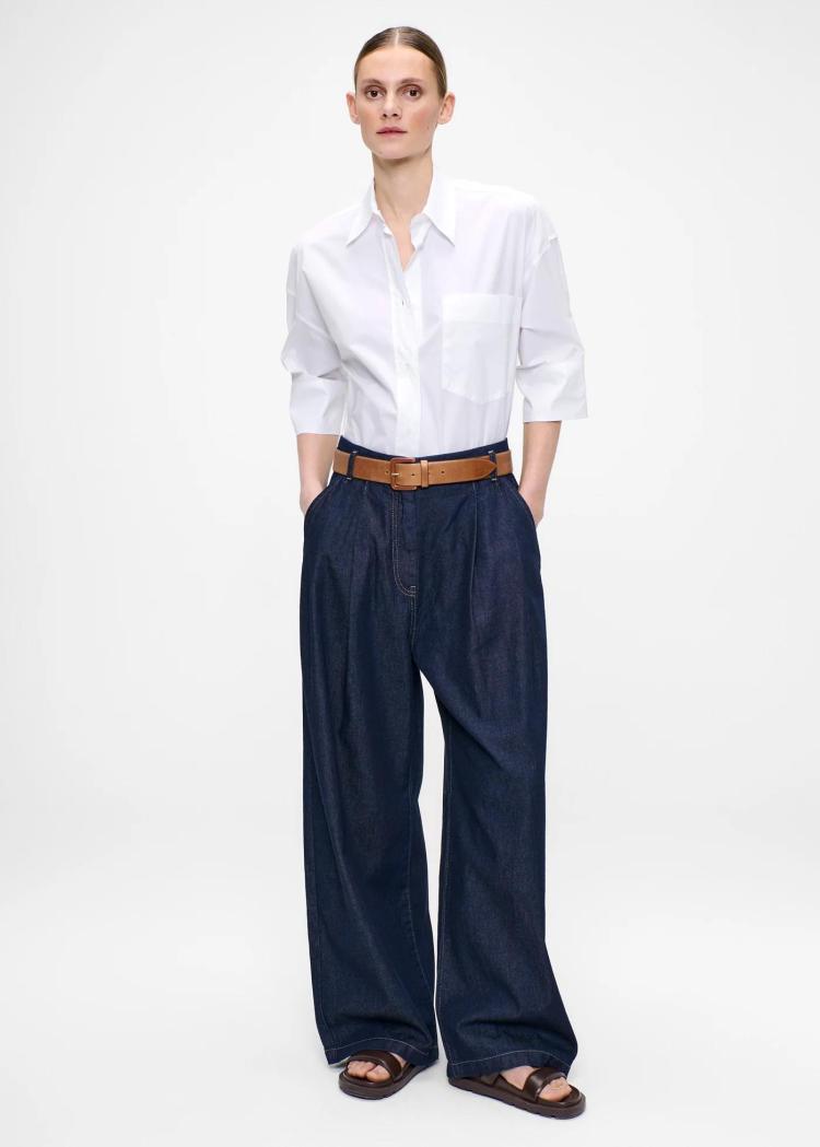 Zenggi - Poplin cuf short sleeve shirt