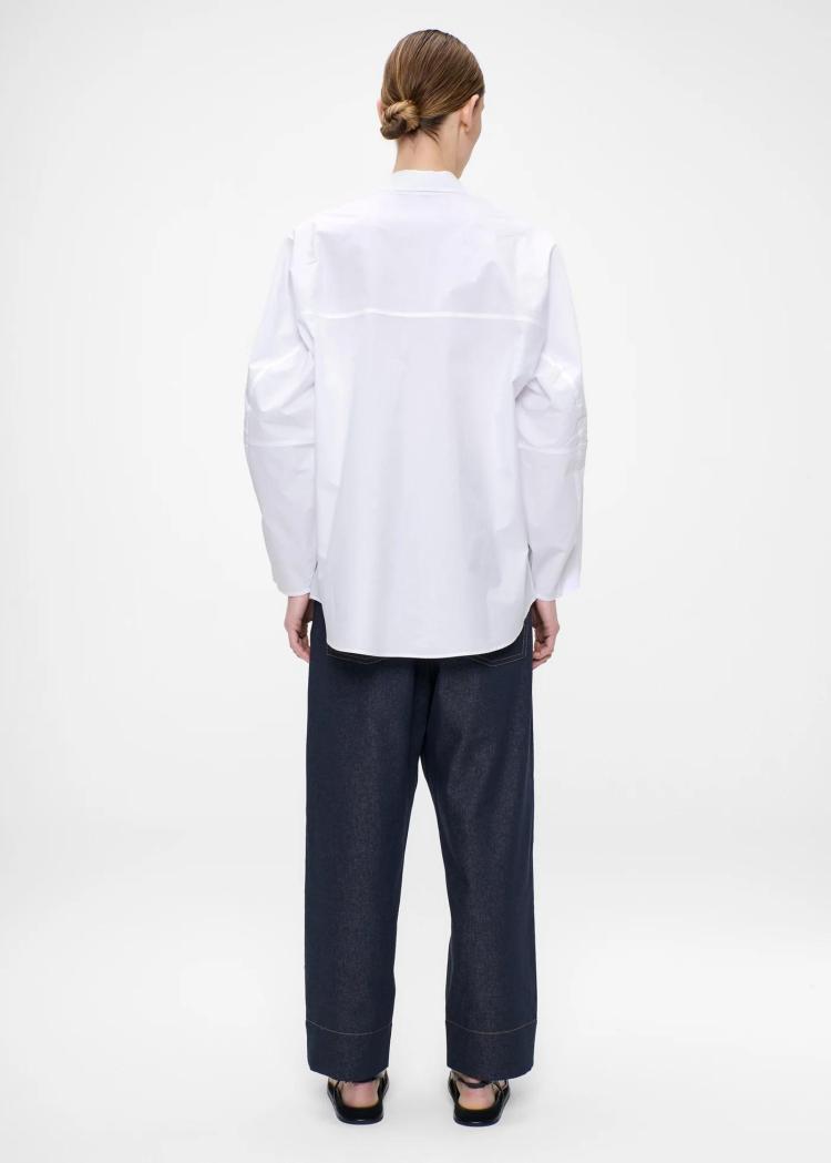 Zenggi - Poplin wide sleeve shirt