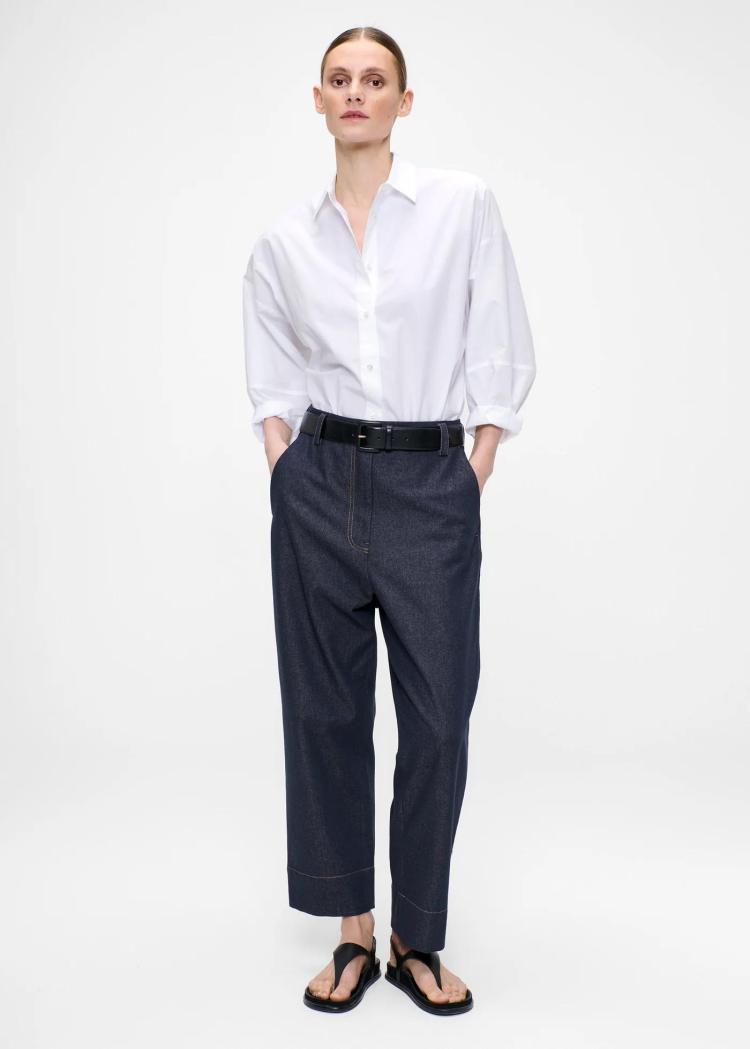 Zenggi - Poplin wide sleeve shirt