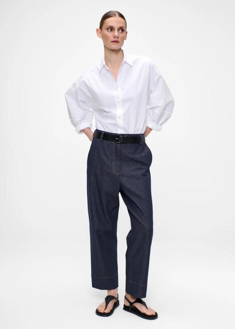 Zenggi - Poplin wide sleeve shirt