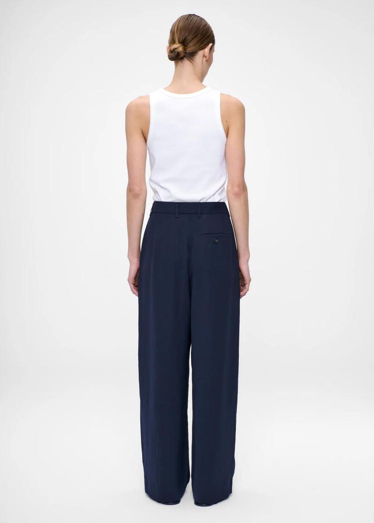 Zenggi - Japanese crepe jade pants
