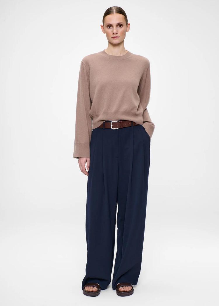 Zenggi - Japanese crepe jade pants