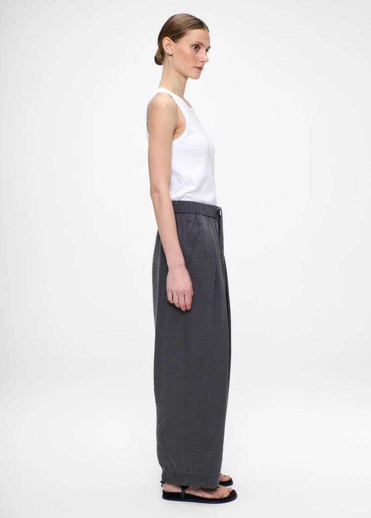 Zenggi - Silk nylon relaxed pants