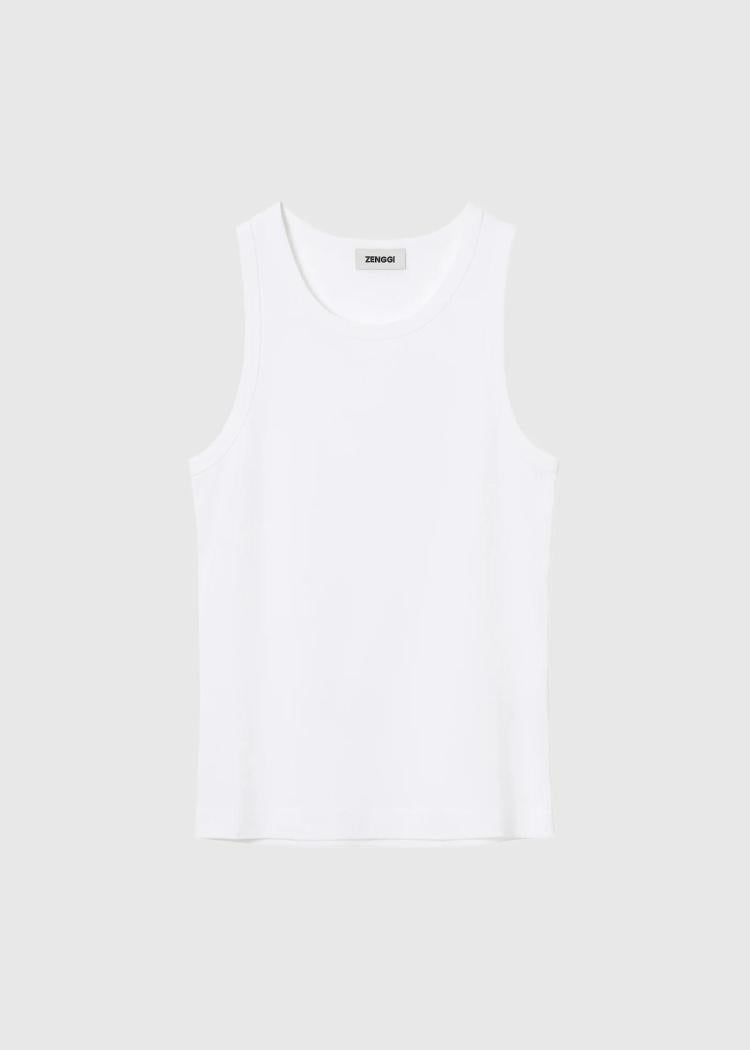Zenggi - Organic cotton rib tank top
