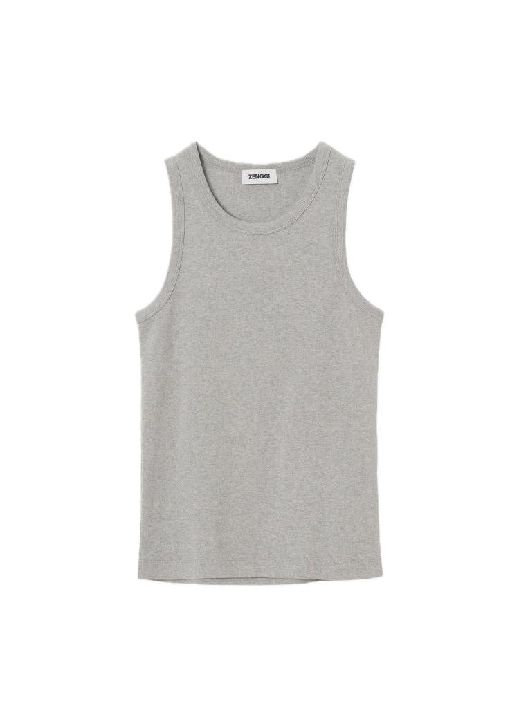 Zenggi - Organic cotton rib tank top
