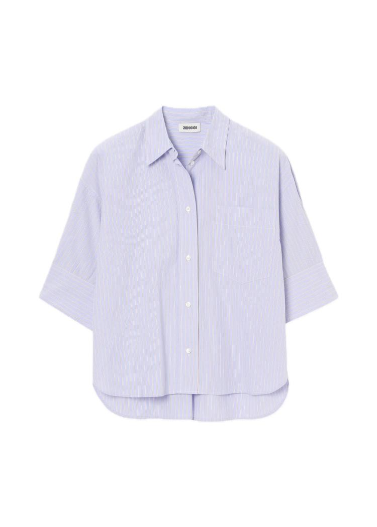 Zenggi - Stripe short sleeve shirt
