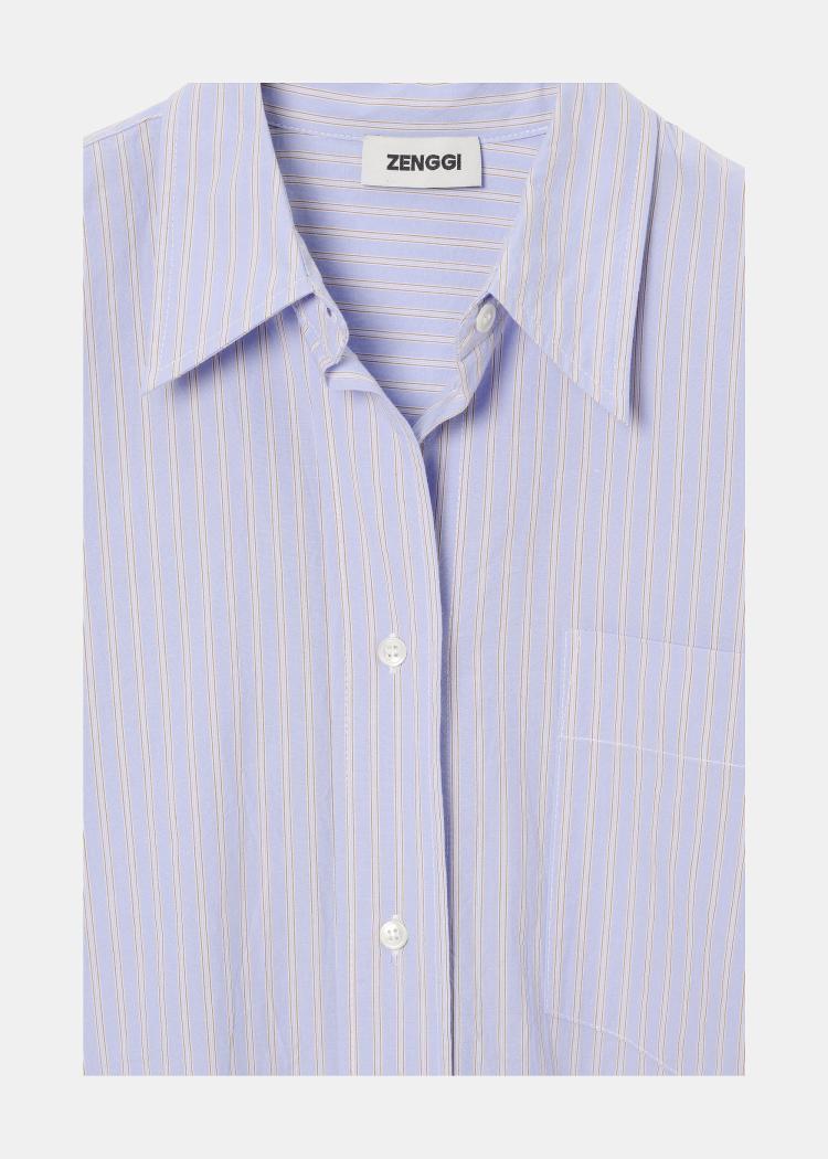 Zenggi - Stripe short sleeve shirt