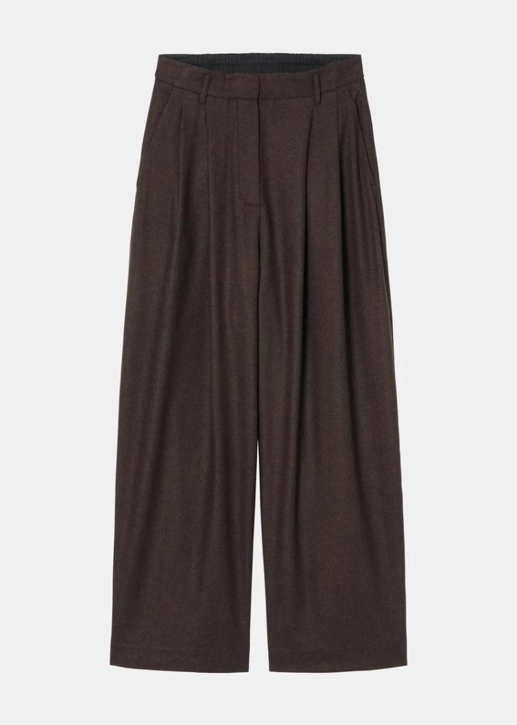 Zenggi - Soft flannel jade elastic pants