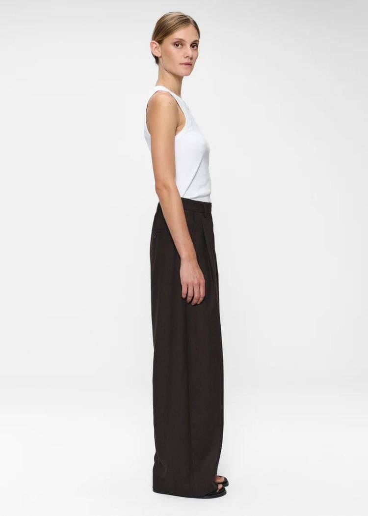 Zenggi - Soft flannel jade elastic pants
