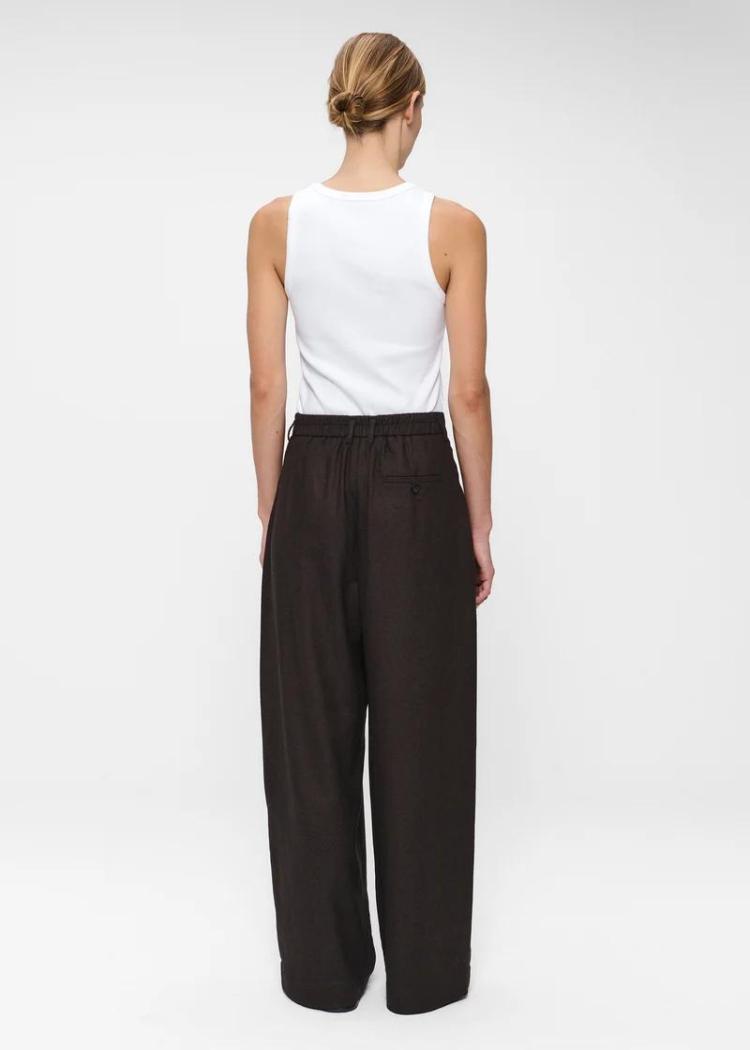 Zenggi - Soft flannel jade elastic pants