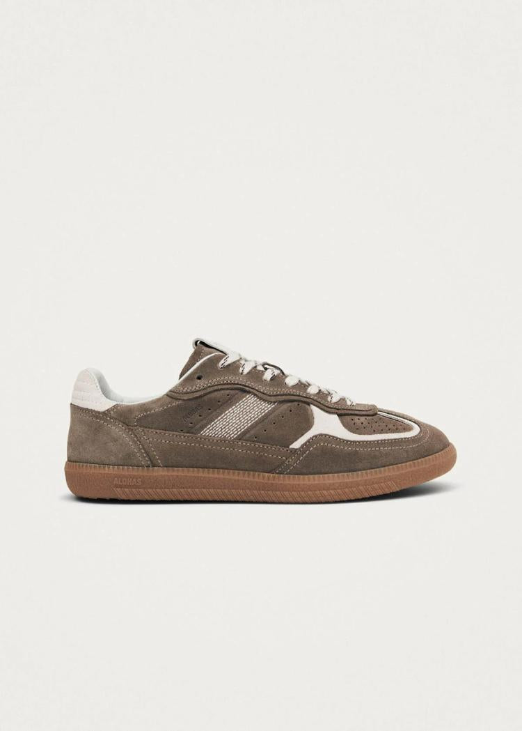 Alohas - Rife Taupe Leather Sneakers