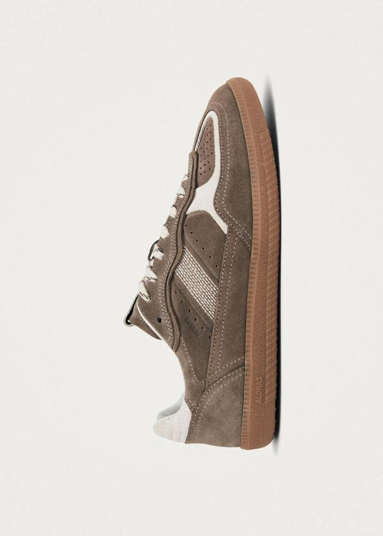 Alohas - Rife Taupe Leather Sneakers