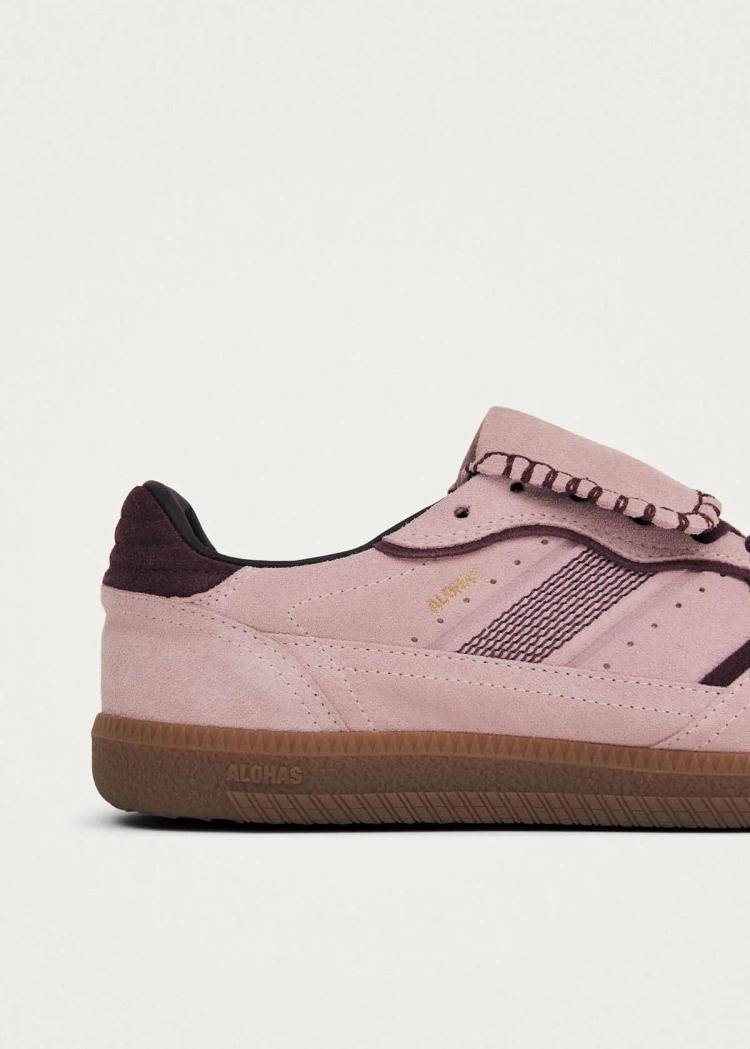 Alohas - Club Suede Pink Leather Sneakers