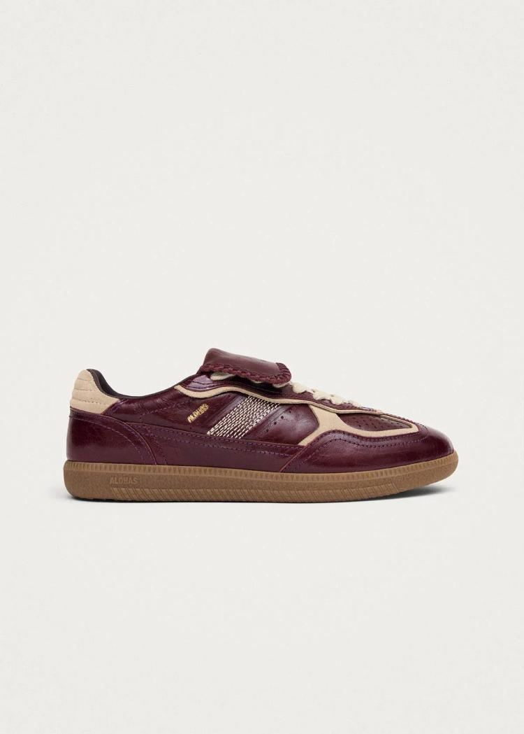 Alohas - Club Patent Deep Burgundy Leather Sneakers