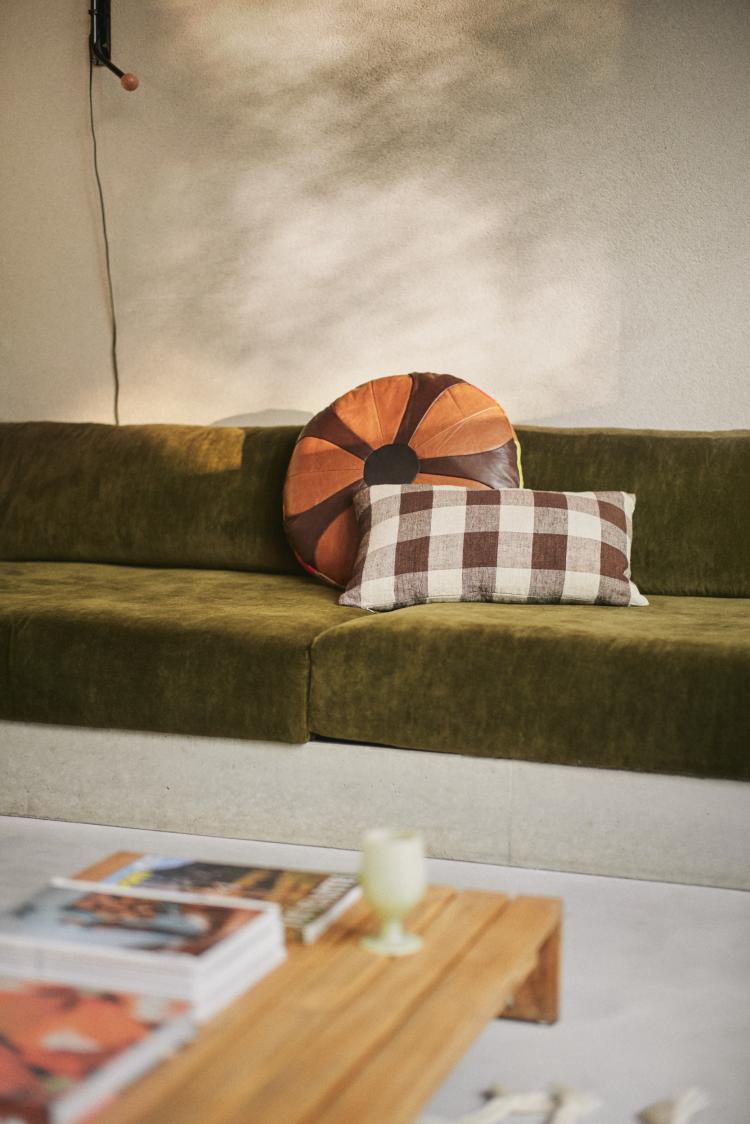 HK Living - Woven cushion, Vineyard