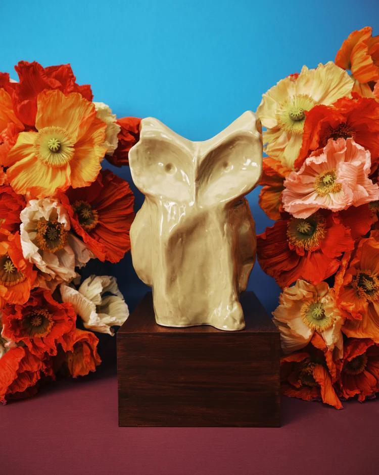 Serax - Owl vase S yellow After Midnight