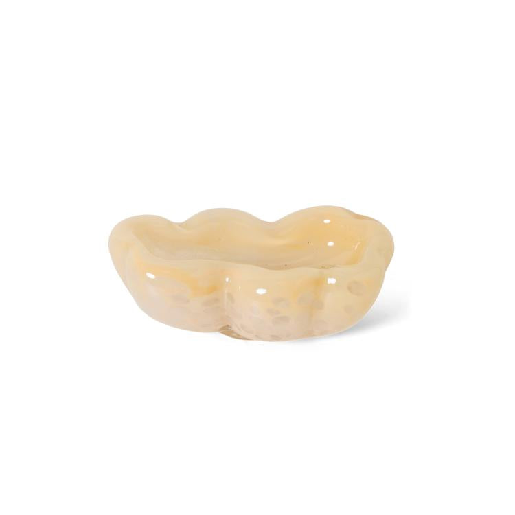 HK Living - Glass bowl, Oyster