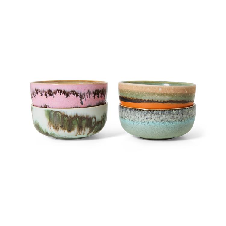 HK Living - 70s Ceramics tapas bowls, Renaissance