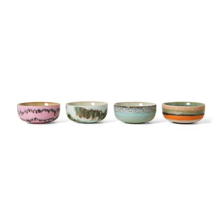 HK Living - 70s Ceramics tapas bowls, Renaissance
