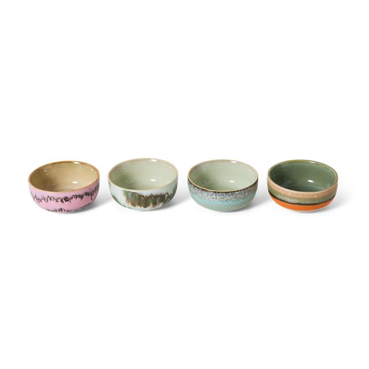 HK Living - 70s Ceramics tapas bowls, Renaissance