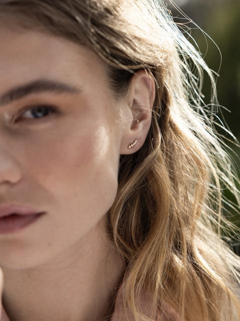 Ellen Beekmans - Mini oorstekertjes met 5 steentjes