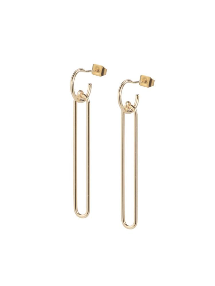 Ellen Beekmans - Oorringetjes met ovale hanger