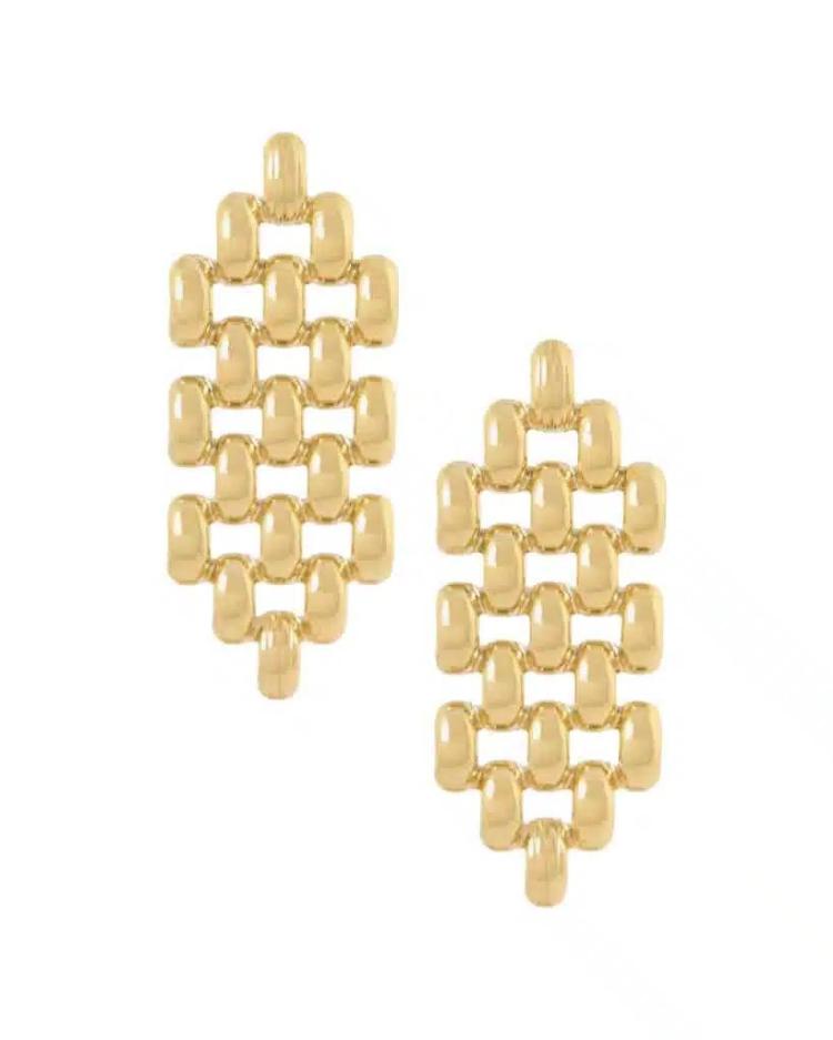 Ellen Beekmans - Geometrisch geweven oorstekers