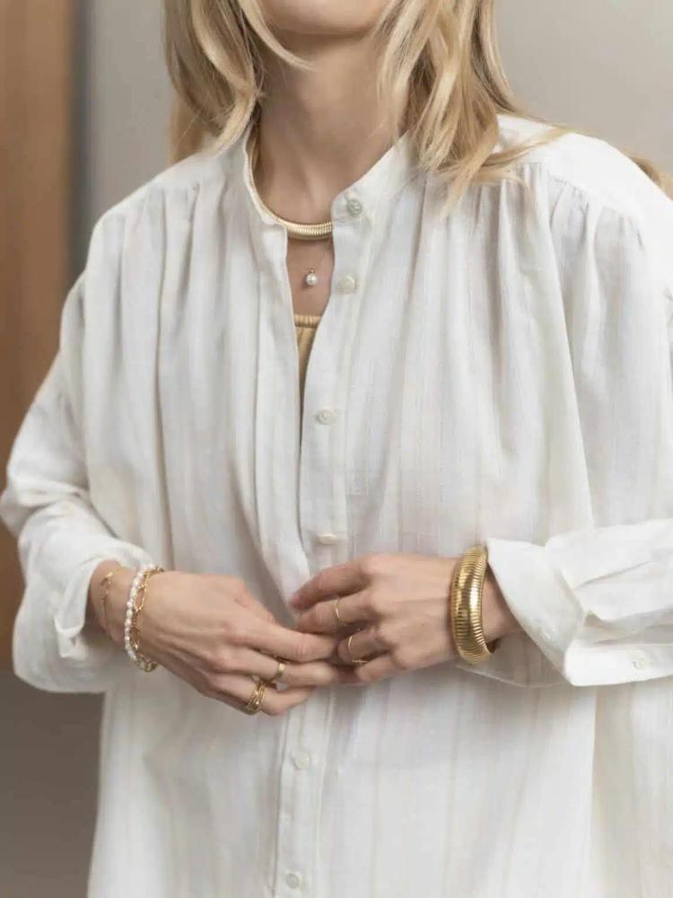 Ellen Beekmans - Vergulde ronde bangle