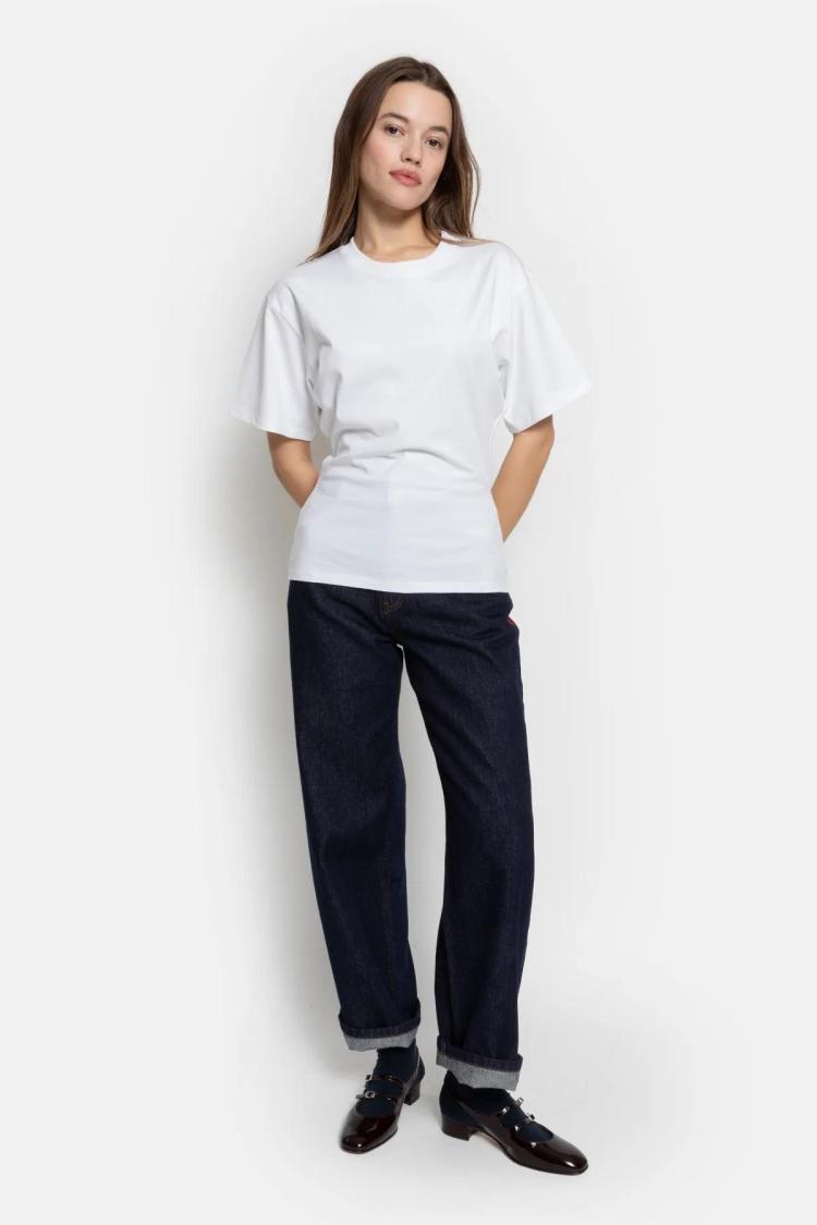 AME Antwerp - Olga tick cotton white