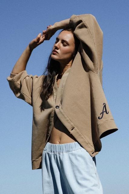 AME Antwerp -Obligation camel oversized  cardigan