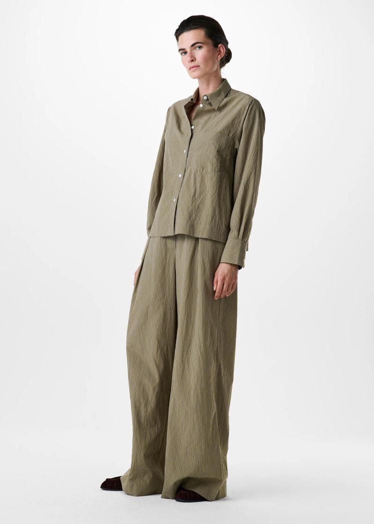 Zenggi - Lyocell blend stripe shirt