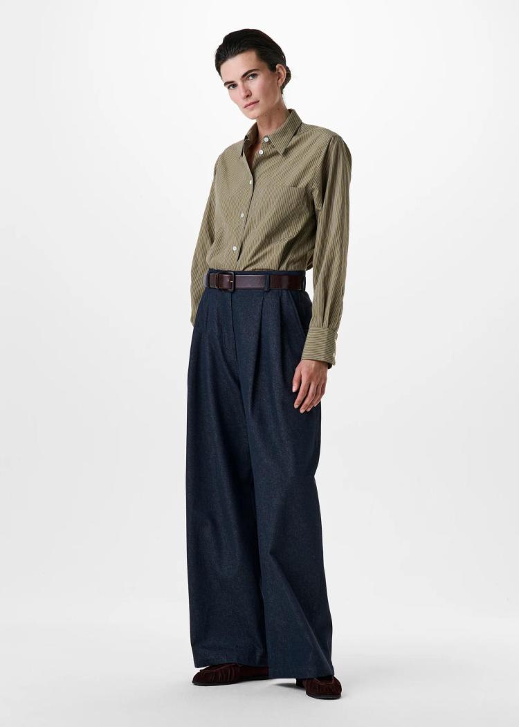 Zenggi - Lyocell blend stripe shirt