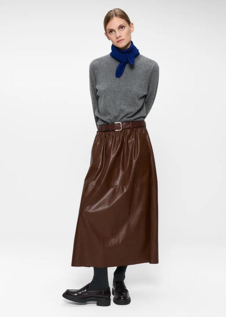 Zenggi - Leather like skirt