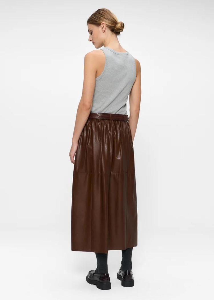Zenggi - Leather like skirt