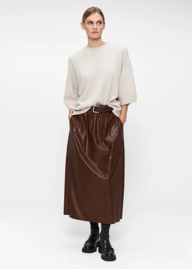 Zenggi - Leather like skirt