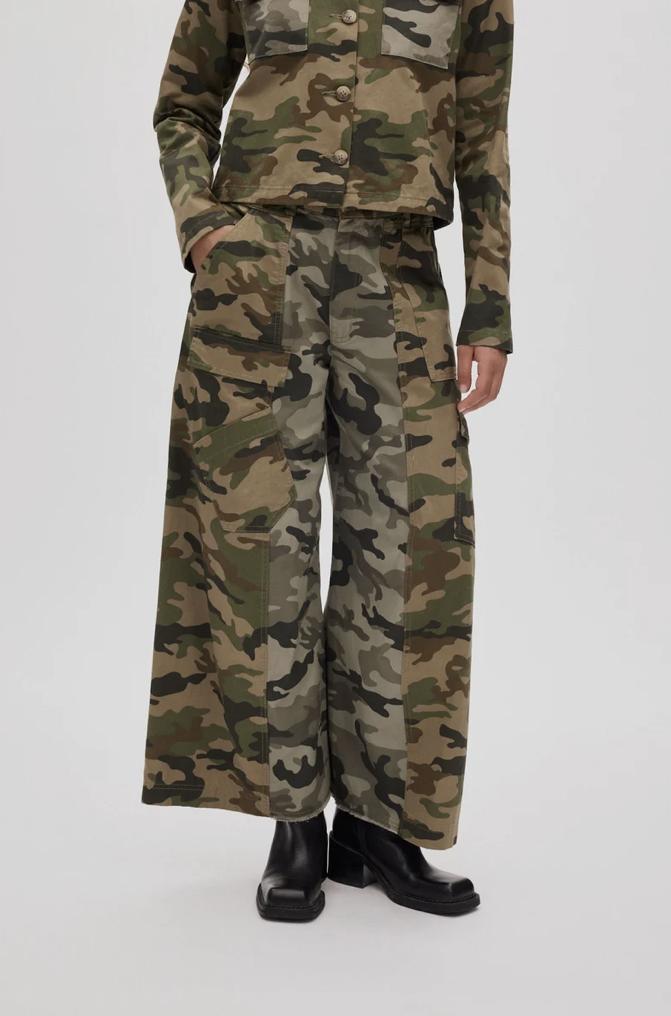Rabens Saloner - Niva camo patchwork pants