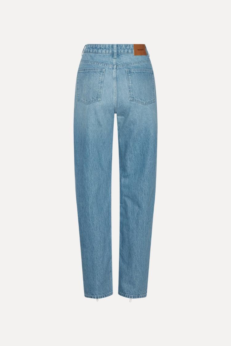 ROTATE - straight denim zip jeans