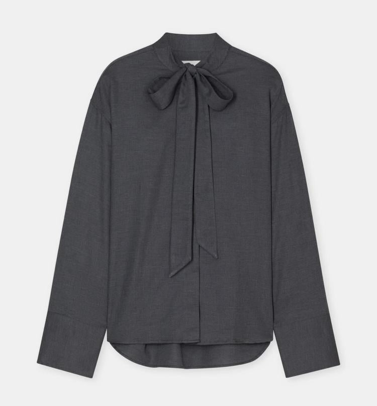 Closed - Bow tie Cotton-Cashmere blouse