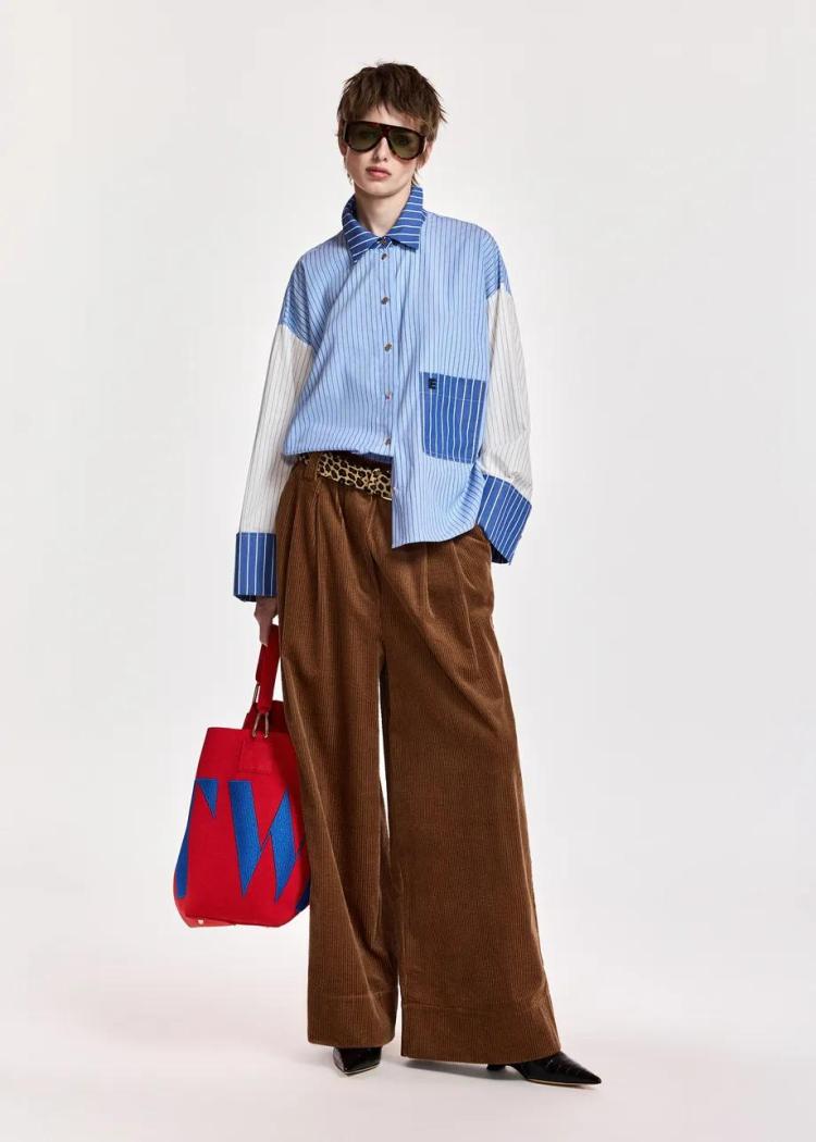 Essentiel Antwerp - Kitch corduroy wideleg pants