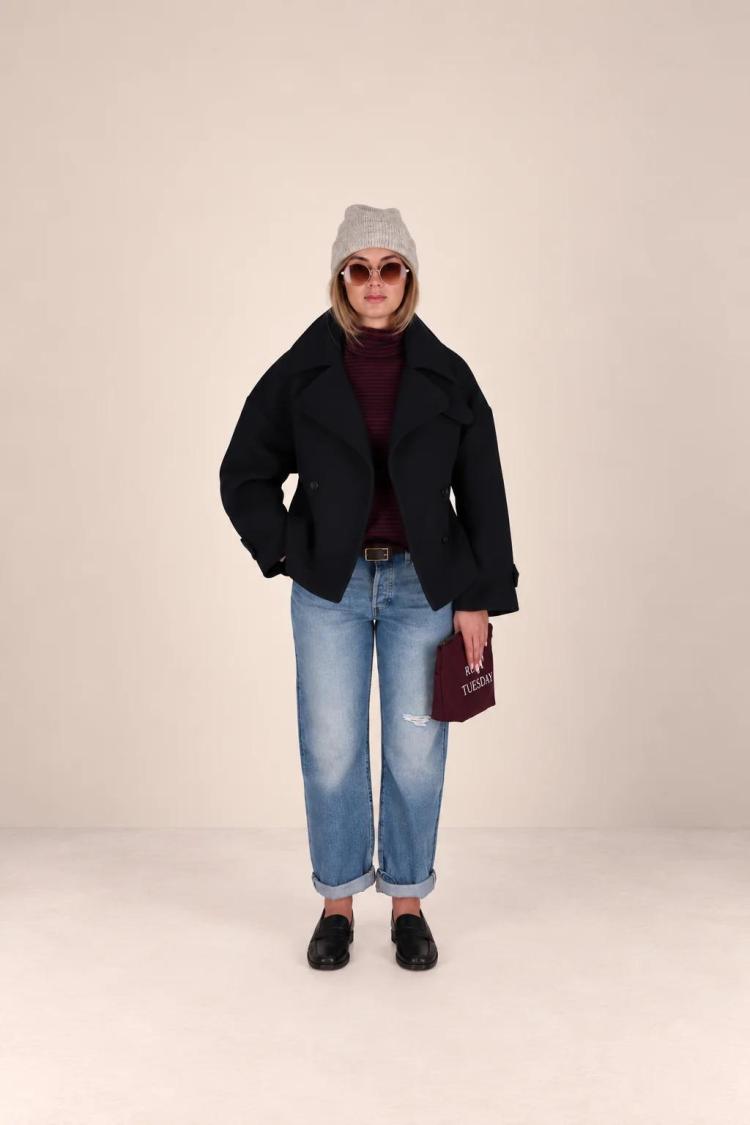 Ruby Tuesday - Matho short double breasted coat