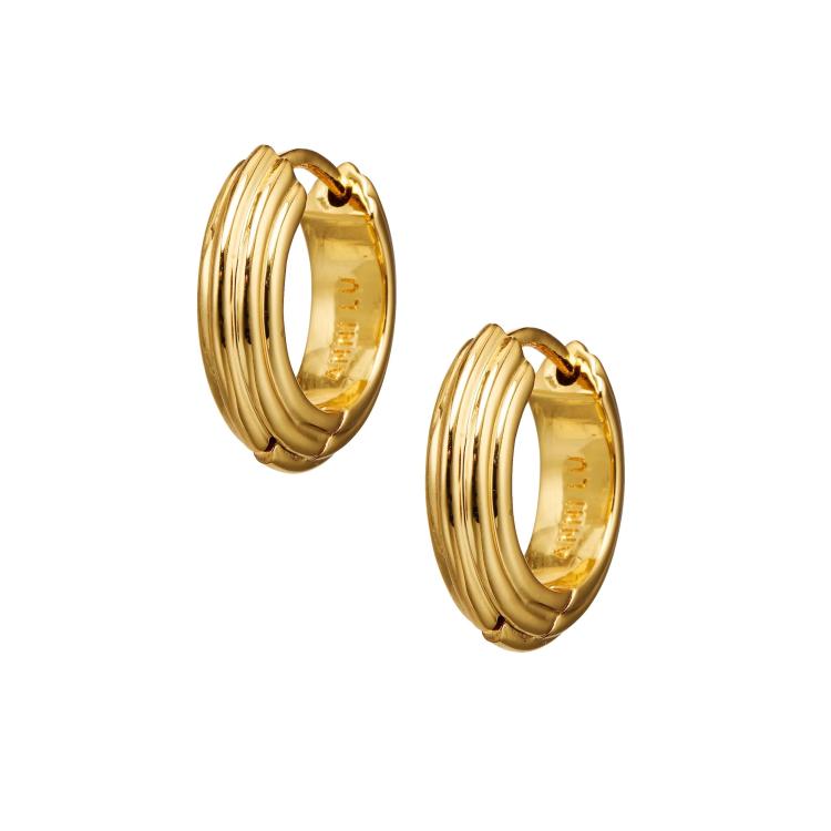 Anni Lu - Golden Deco Hoops Petit