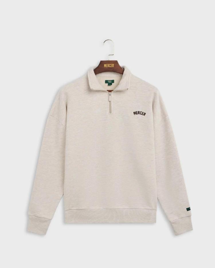 Mercer - Quarter Zip Light Sand