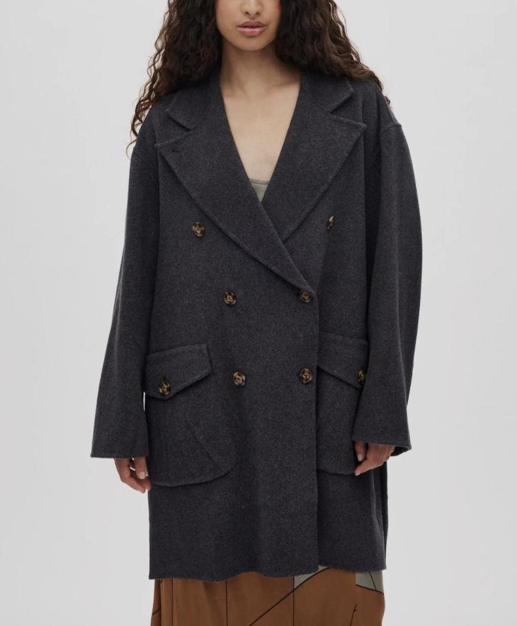 Rabens Saloner - double felt wool coat leanna