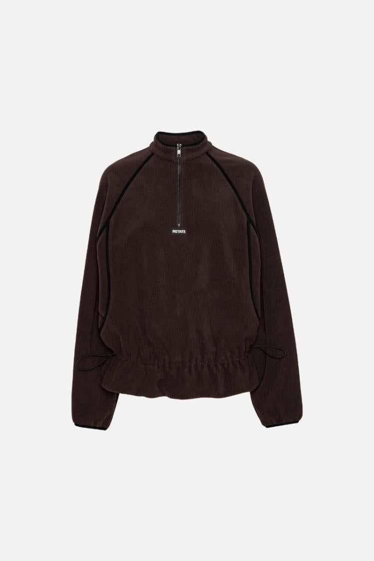 Rotate - Fleece half zip jacket