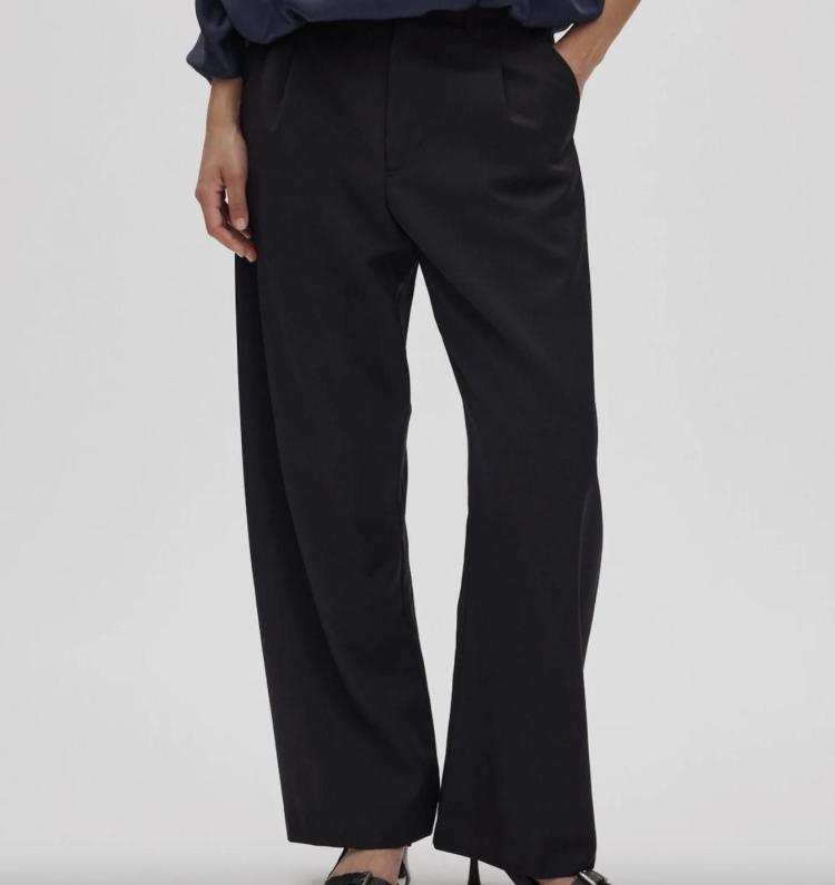 Rabens Saloner - Smooth tailoring pants - Feliza Black