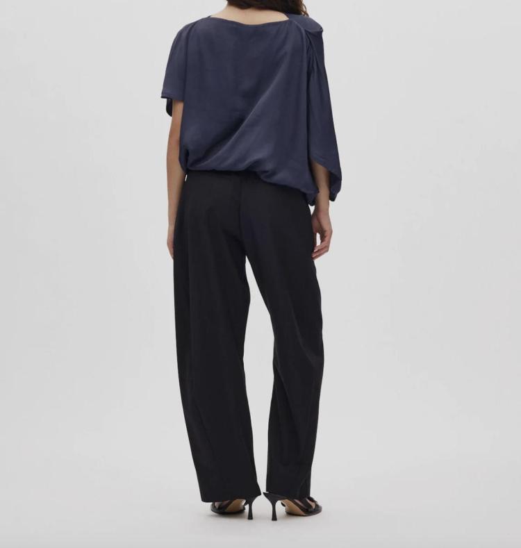 Rabens Saloner - Smooth tailoring pants - Feliza Black