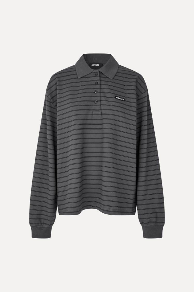Rotate - Pique Longsleeve Polo Grey