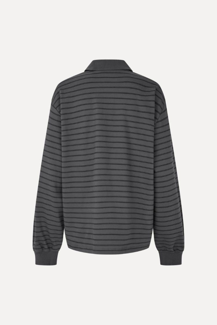 Rotate - Pique Longsleeve Polo Grey