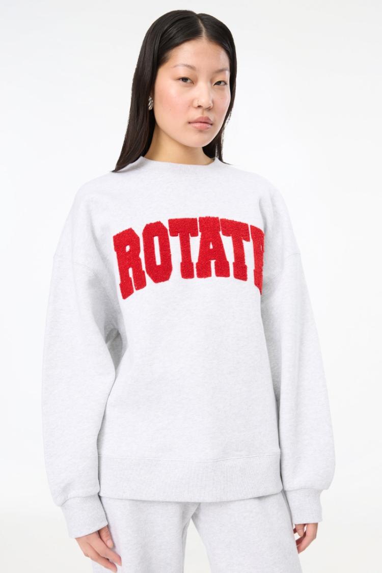 Rotate - Heavy Sweat Crewneck Grey